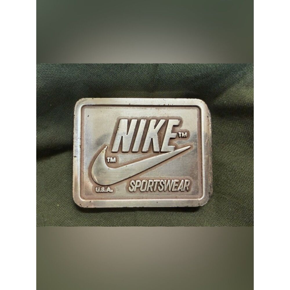 Vintage Nike Sportswear Metal Belt Buckle